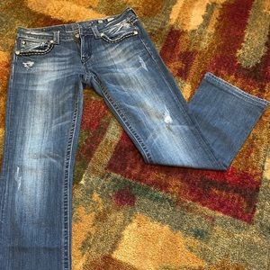 Miss Me Jeans Style #JE5087E6L Easy Boot Size 29